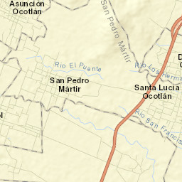 Asunción Ocotlán Street Map
