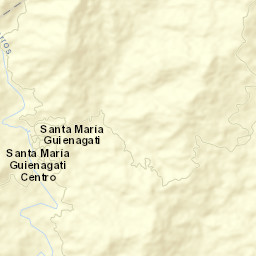 Santa María Guenagati Street Map