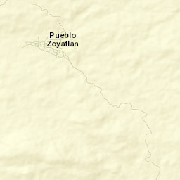 Zoyatlán Street Map