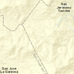 San Jerónimo Taviche Street Map