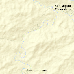 San Miguel Chimalapa Street Map