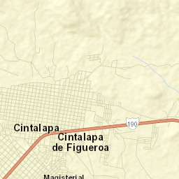 Cintalapa de Figueroa Street Map