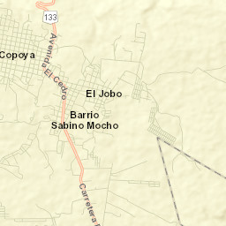 El Jobo Street Map