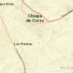 Las Flechas Street Map