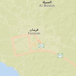Farasān Street Map