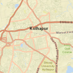 Kolhapur Street Map