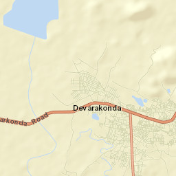 Devarkonda Street Map