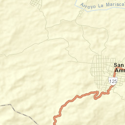 San Pedro Amuzgos Street Map