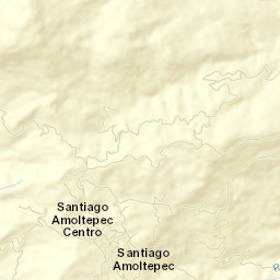 Santiago Amoltepec Street Map