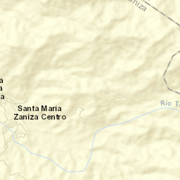 Santa María Zaniza Street Map