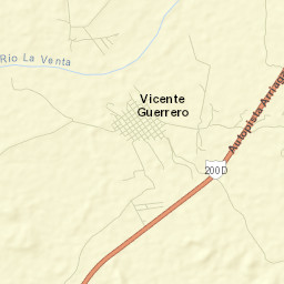 Vicente Guerrero Street Map
