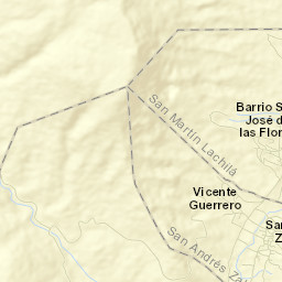 San Andrés Zabache Street Map