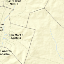 San Martín Lachila Street Map