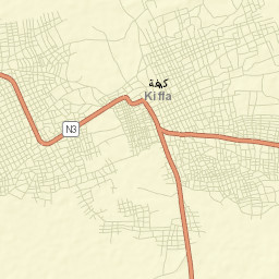Kiffa Street Map