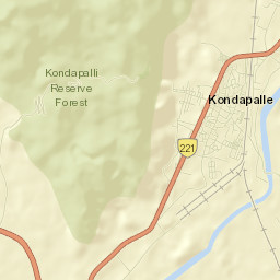 Kondapalle Street Map