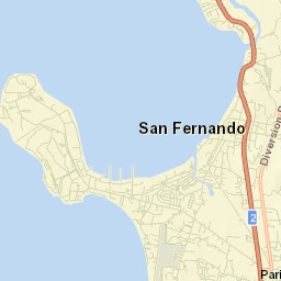 San Fernando Poblacion Street Map