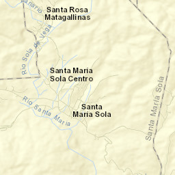Santa María Sola Street Map