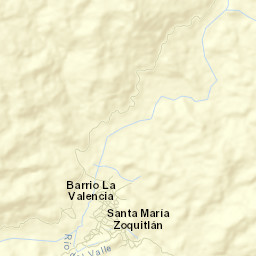 Santa María Zoquitlán Street Map