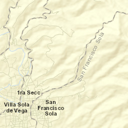 Villa Sola de Vega Street Map