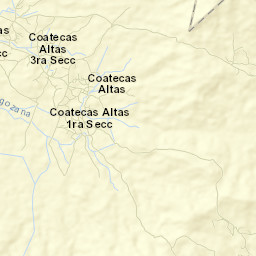 Coatecas Altas Street Map