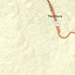 Teopisca Street Map