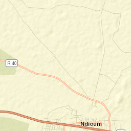 Ndioum Street Map