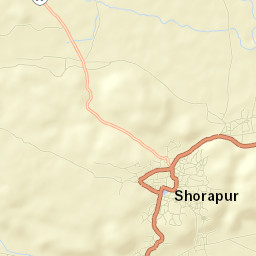 Shorapur Street Map