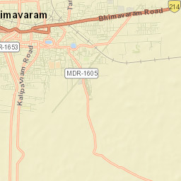 Bhimavaram Street Map