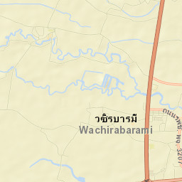 Amphoe Wachira Barami Street Map