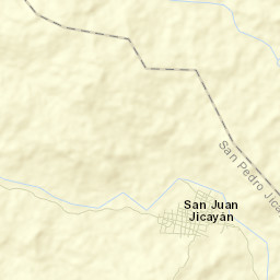 Santiago Jicayán Street Map