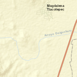Magdalena Tlacotepec Street Map
