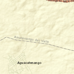 Aguacatenango Street Map