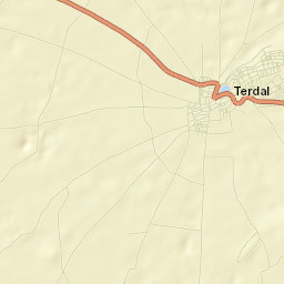 Terdal Street Map