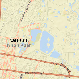 Khon Kaen Street Map