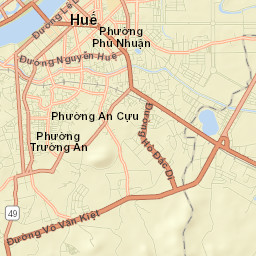 Huế Street Map