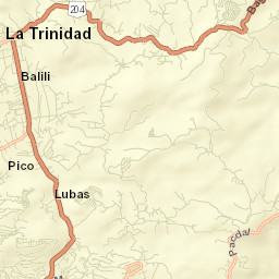La Trinidad Street Map
