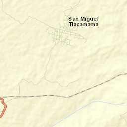 San Miguel Tlacamama Street Map