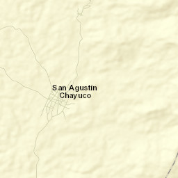 San Agustín Chayuco Street Map