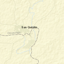 San Quintín Street Map