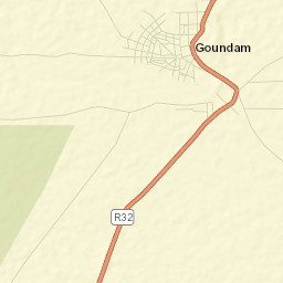 Goundam Street Map