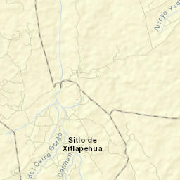 Sitio de Xitlapehua Street Map
