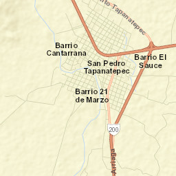 San Pedro Tapanatepec Street Map