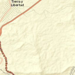 Tierra y Libertad Street Map