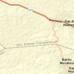 Santa María Huazolotitlán Street Map