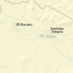 Santiago Tetepec Street Map