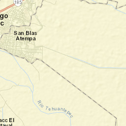 San Blas Atempa Street Map