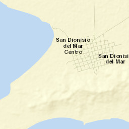 San Dionisio del Mar Street Map