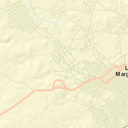 Las Margaritas Street Map