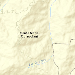 Santa María Quiegolani Street Map