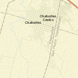 Chahuites Street Map